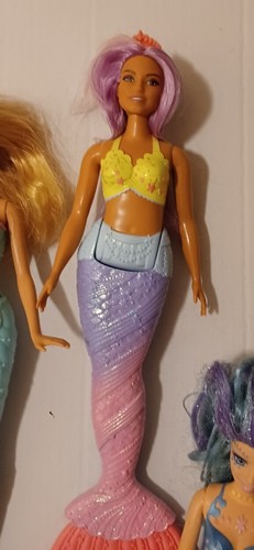 Barbie Mermaids Lot Rare Color Change Hair, Dreamtopia, snap on clothes, more - Picture 7 of 24