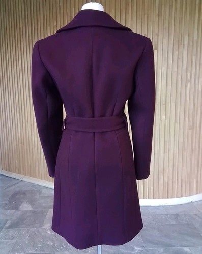 Forever New Bourdeux Belted Coat 10 As New Rrp $189 - Picture 5 of 11