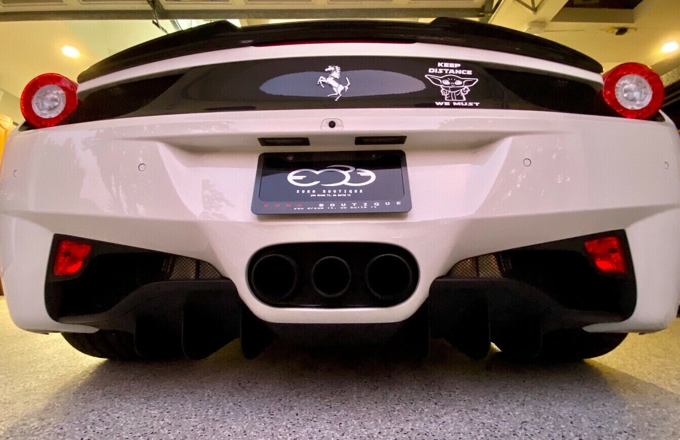 2010 -2015 Carbon Fiber Rear Trunk Lip Spoiler for Ferrari 458 Italia, Spider