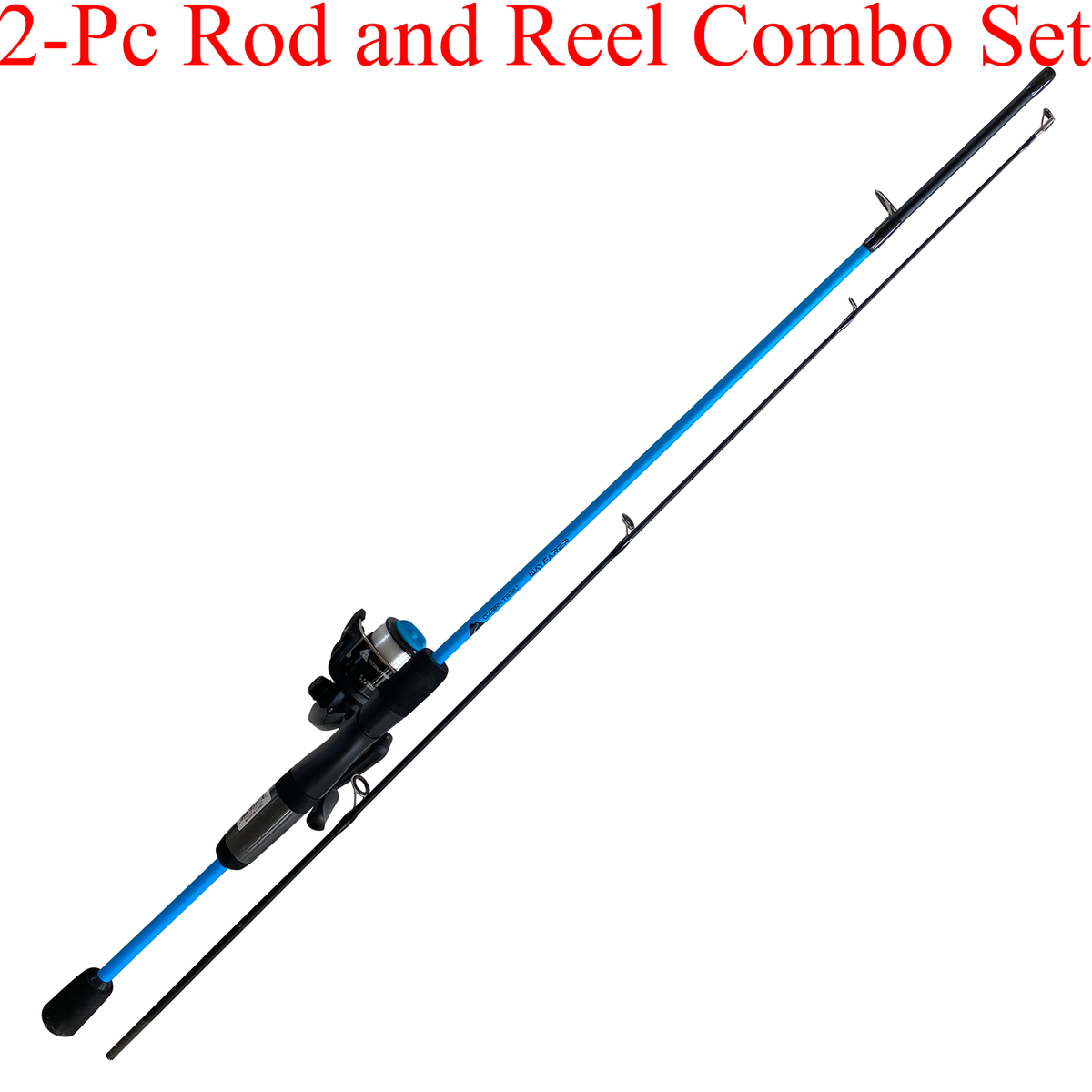 Wayfarer Spinning Fishing Rod and Reel Combo Blue