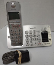 Panasonic KX-TGE470 Bluetooth Cordless Answering Machine Phone with 1 Handset