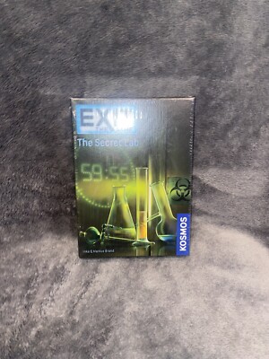 NEW SEALED ''Exit'' The Game The Secret Lab Escape Room- Thames & Kosmos Games