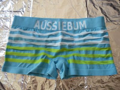 Underwear Aussiebum Trunk Seamless Bodystretch Blue Größe L Streifen HINGUCKER