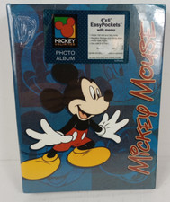 Vintage Mickey Walt Disney World Photo Album Binder 90's 4"x6" Pics