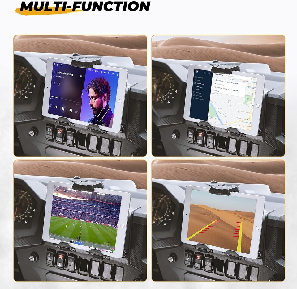 LitMiRaCle Defender Electric Device Tablet Holder, GPS Mount Phone Holder With - View #8