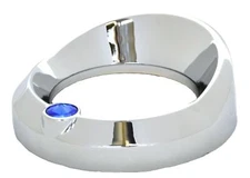 Gauge Cover for 3-3/4" Diameter Speedometer or Tachometer Blue Visor UP#40666 Ea