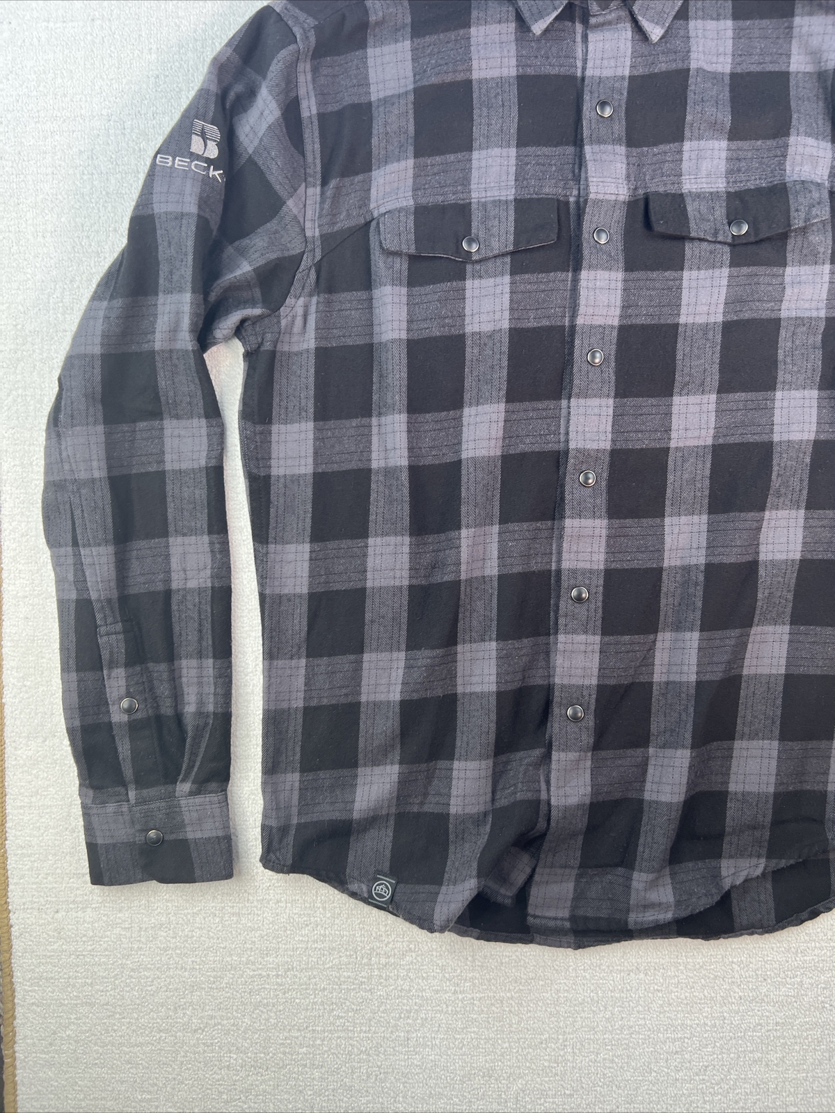 Stormtech Snap Button Down Performance Flannel Me… - image 3