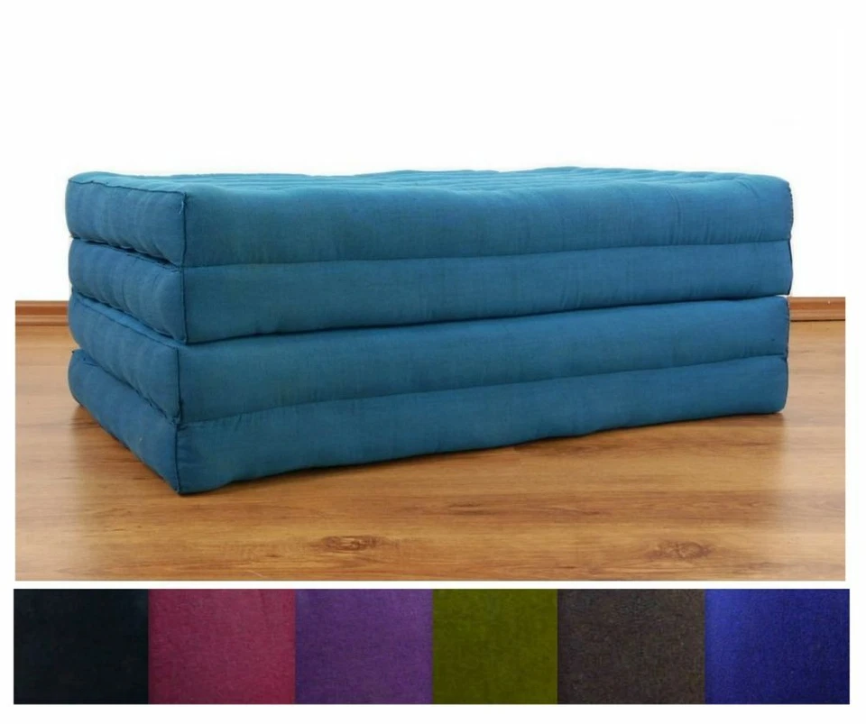 Klappmatratze, einfarbig, Faltmatratze, Gästebett, Yogamatte, Entspannungsmatte - Bild 1 von 1