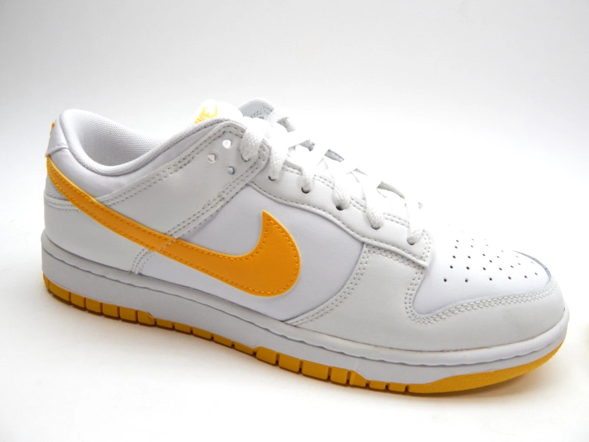 Nike Dunk Low White University Gold for sale | eBay