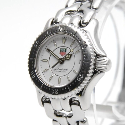 Near MINT 】 TAG HEUER S/el WG1410-0 24mm Vintage White Date Near MINT 】 TAG HEUER S/el WG1410-0 24mm Vintage White Date