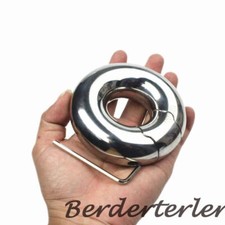Male Scrotum Pendant Stainless Steel Removable Scrotum Ring Enlargement Exercise