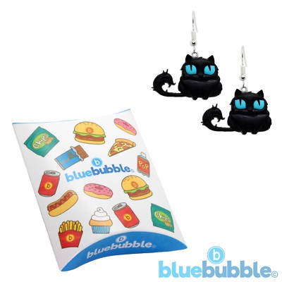 Bluebubble CRAZY CATS Ohrringe Halloween Funky Kostüm Grusel Hexe Tier
