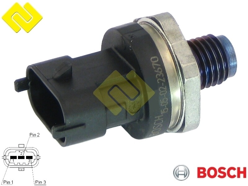 Genuine BOSCH 0281006241 Fuel Injection Pressure Sensor for 