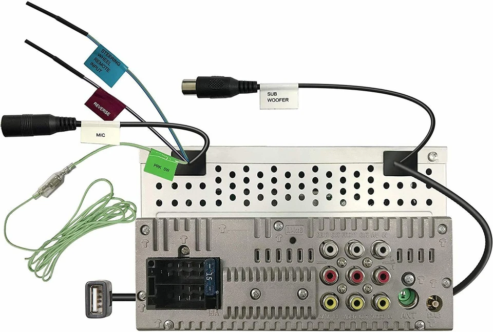 Kenwood DMX129DAB Radio Moniceiver mit DAB+ ohne Antenne Bluetooth AUX CAR Tuner - Bild 2 von 2