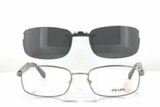Custom Made for PRADA VPR57N-54X18 Polarized Clip-On Sunglasses (Eyeglasses Not 
