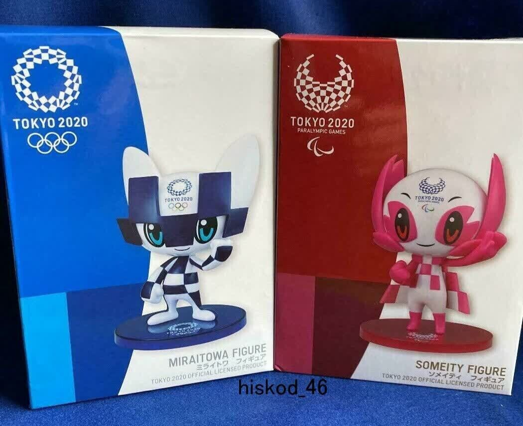 東京オリンピック　TOKYO2020 docomo 非売品セット　レア Tokyo 2020 Olympic Paralympic Mascot Figure SOMEITY MIRAITOWA Set
