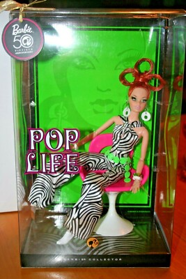 Barbie Pop Life Redhead Doll 2008 Gold Label NRFB (Mattel