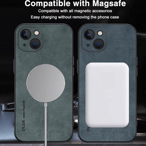 Magsafe Case For iPhone 16 15 14 13 12 11 Pro Max Plus SE 16e Shockproof Leather - Picture 2 of 14