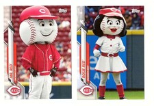 2020 Topps Opening Day Mascots - CINCINNATI REDS 