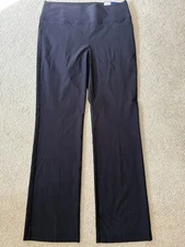 Apt 9 Medium Pull On Bootcut Midrise Tummy Control Black Pants NWT