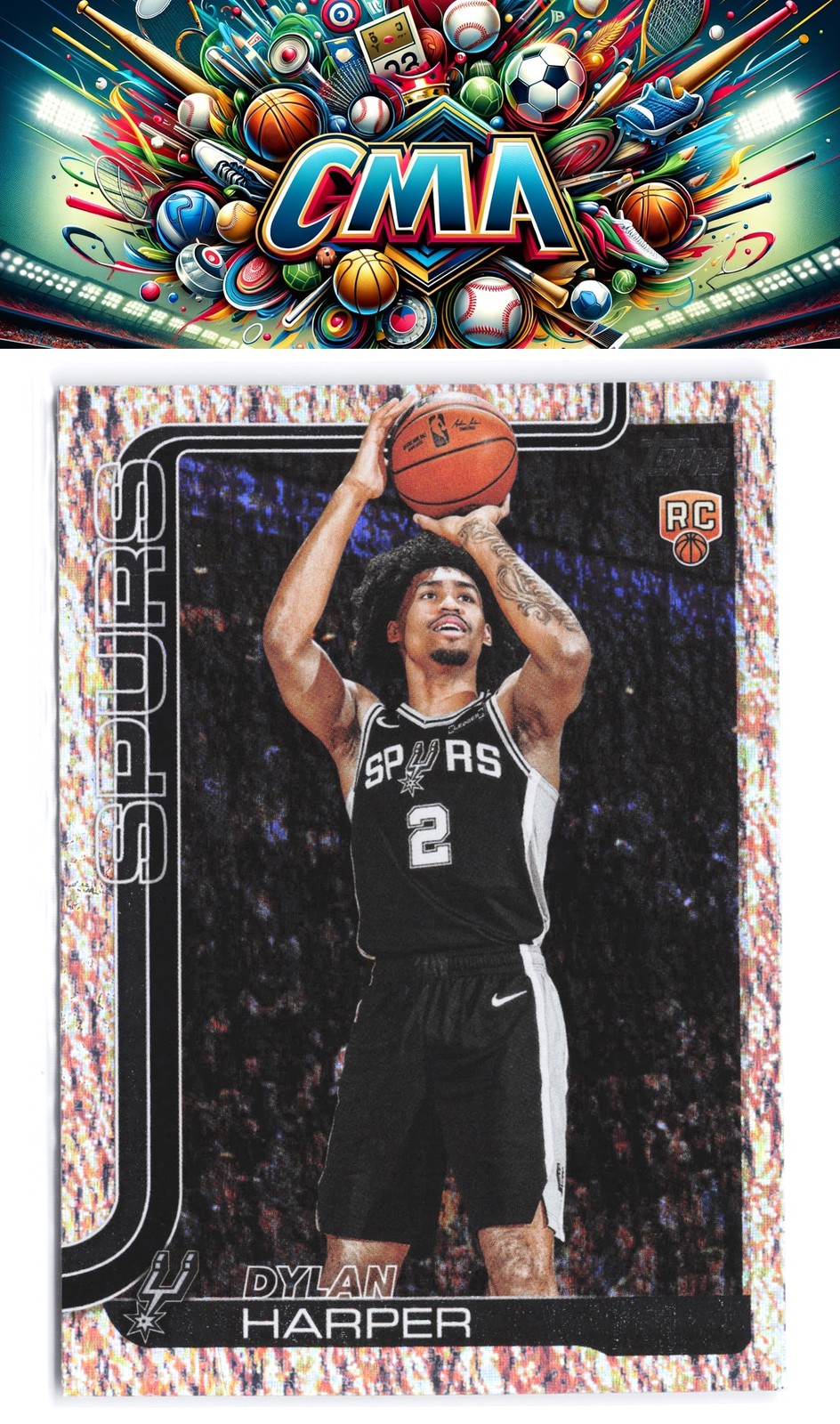 2025-26 Topps #202 Dylan Harper Sandglitter