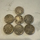 Lot Of 7 Buffalo Nickels varies dates - 1928, 26, 34, 37