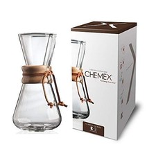 3 cups of CHEMEX coffee maker CM-1