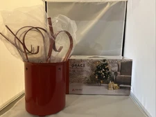 Christmas GRACE Tree Stand TREE NEST Metal Tree Stand RED New