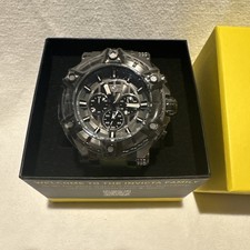 Invicta Bolt Surge Quartz Chronogrpah 52MM Gunmetal Army Green Strap Watch 49807