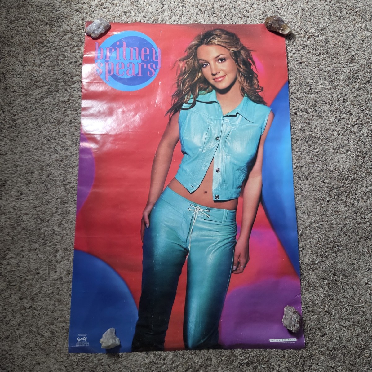 Britney Spears Blue 22x34 2000 Funky Enterprises Poster Photo