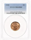 1902 1C PCGS PF65 RED Indian Head Cent Penny GEM Unc FREE Shipping PR65
