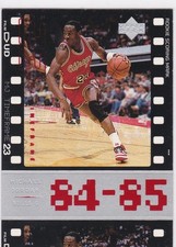 MICHAEL JORDAN 1984/85 ROOKIE Scoring Basketball Card MJ TIMEFRAMS Chicago Bulls. rookie card picture
