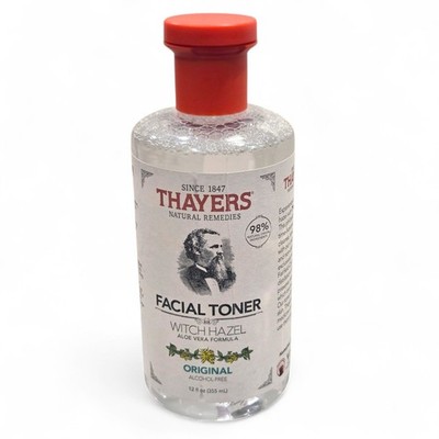 Thayers Original Facial Toner Aloe Vera Formula Alcohol Free 12oz NEW