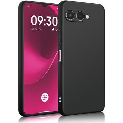Handyhülle TPU Schwarz für Telekom T Phone 3, T-Mobile Revvl 8, stoßdämpfend,...