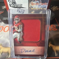 DANTE HALL 2025 PANINI SILHOUETTE PATCH AUTO JERSEY /99 CHIEFS