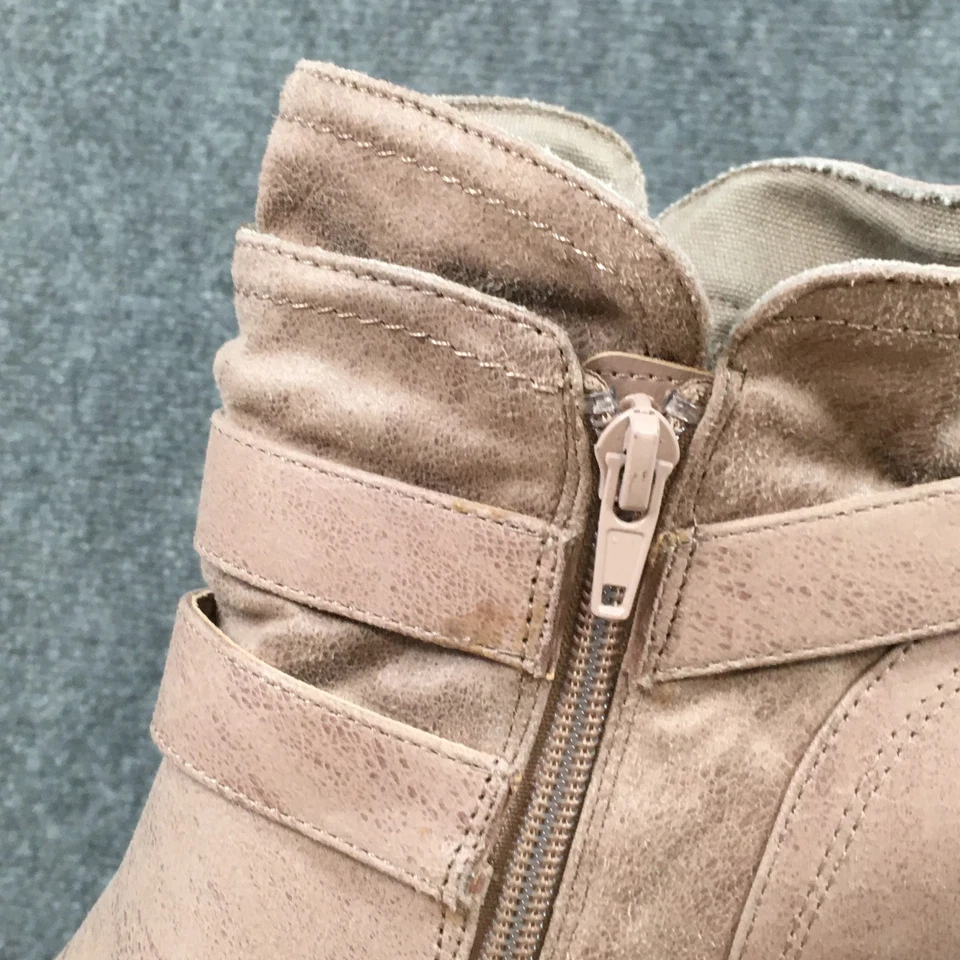 Carlos by Carlos Santana Botas Mujer 7.5M Pippin Botín Marrón Tacones Bloque Foto 3 de 4