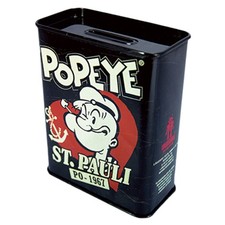 Blaszana skarbonka Popeye St. Pauli skarbonka z blachy