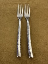 Sasaki JAMES  Stainless TWO DINNER FORKS Vice...