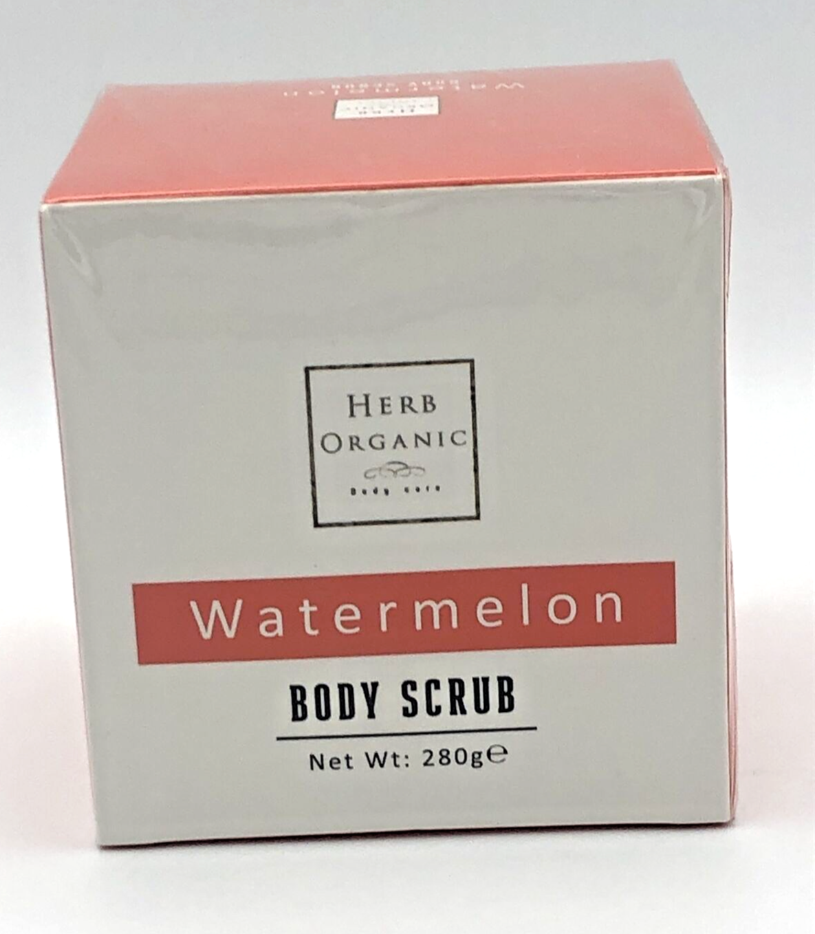 HerbOrganic Watermelon Body Scrub 280g Dead Sea Salt Essential Oils Exfoliator