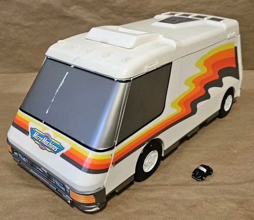 Micro Machines Super Van City Vintage Playset Galoob 1991 Transforming RV Camper