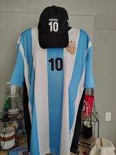 Official FIFA World Cup 2026 Lionel Messi #10 Jersey & Matching Hat Bundle