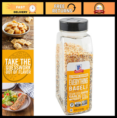 Everything Bagel Seasoning Blend, 14.3 oz - All-Purpose Flavor Enhancer, Perfect