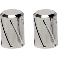 Pro Pad Docking Station Caps - Chrome DSC-SPRL-LC