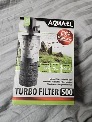 Aquael Turbo Filter 500 Aquarium -150l Internal Filter BIO Submersible Pump