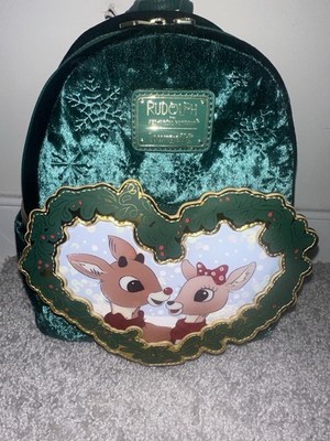 Loungefly Bumble Abominable Snow Monster Rudolph Backpack Seaworld Exclusive Rudolph Loungefly Crossbody Bag - Rudolph the Red-Nosed  main image 4