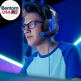 G2000 Gaming Headset for PS5 PS4 Xbox One Controller,Bass Surround Noise Cancell