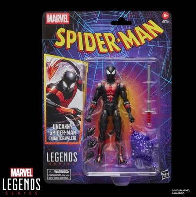 Marvel Legends Uncanny Spider-Man Retro Cardback (Nightcrawler)  **IN-HAND**