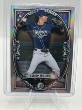 2024 Bowman Sterling Carson Williams RC Bowman Chrome Rays Rookie Card. rookie card picture