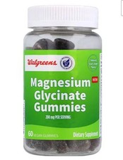 Walgreens Magnesium Glycinate Gummies, 200 mg Dosage Mineral Supplement