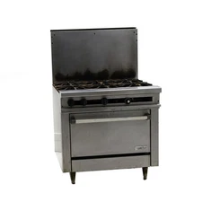 Therma-Tek TMDS36-6-1 Range Oven 36" 6-Burner Natural Gas 215kBTU Commercial